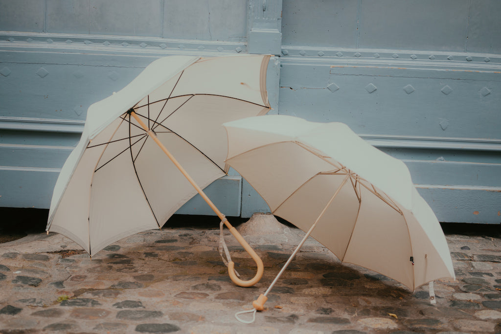 ombrelle parapluie anti-uv UPF50 fabrication artisanale à la main en France coton éco-responsable éthique