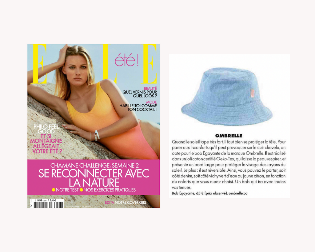 ELLE magazine mode été summer vêtement accessoire antiuv protéger sa peau du soleil
