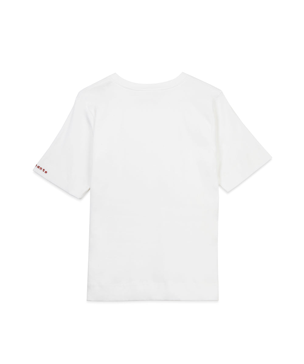 T-Shirt manches courtes Oversize femme Coton blanc - supplytechmaroc