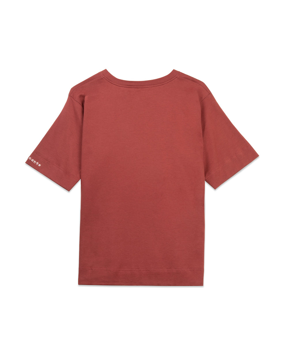 T-shirt anti UV femme manches longues rosso